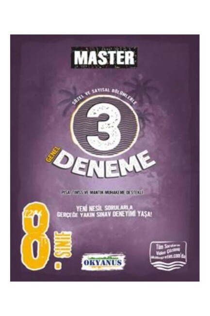 OKYANUS 8.Sınıf MASTER 3 lü Deneme Sınavı - OKYANUS YAYINLARI