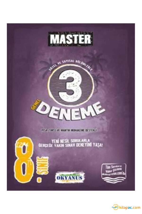 OKYANUS 8.Sınıf MASTER 3 lü Deneme Sınavı - 1