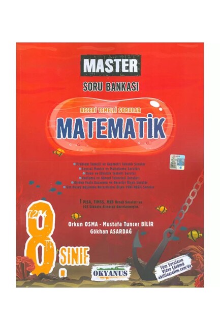OKYANUS 8.Sınıf MASTER MATEMATİK Soru Bankası - OKYANUS YAYINLARI