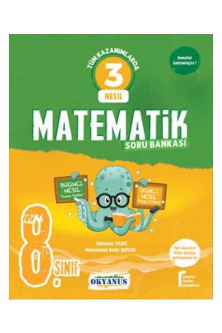 OKYANUS 8.Sınıf MATEMATİK YENİ NESİL Soru Bankası - OKYANUS YAYINLARI