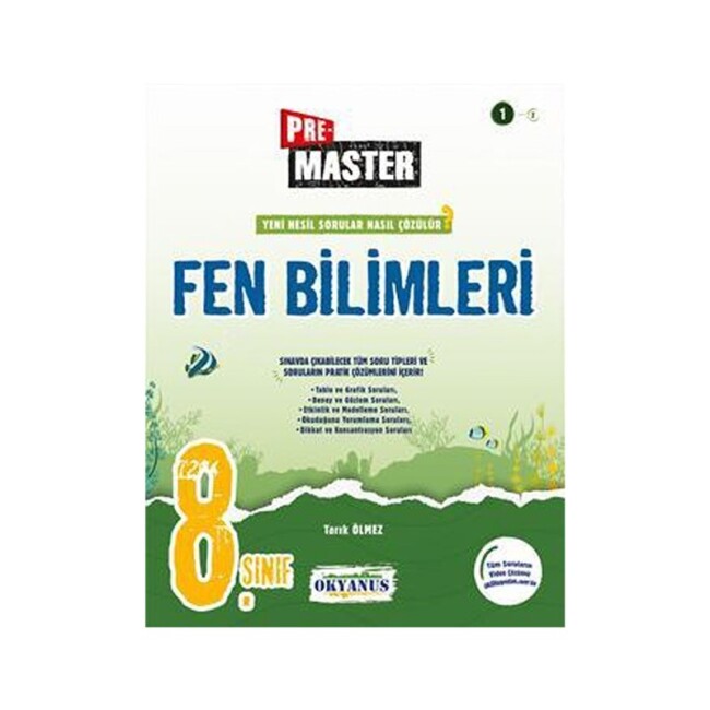 OKYANUS 8.Sınıf PRE MASTER FEN BİLİMLERİ Soru Bankası - OKYANUS YAYINLARI