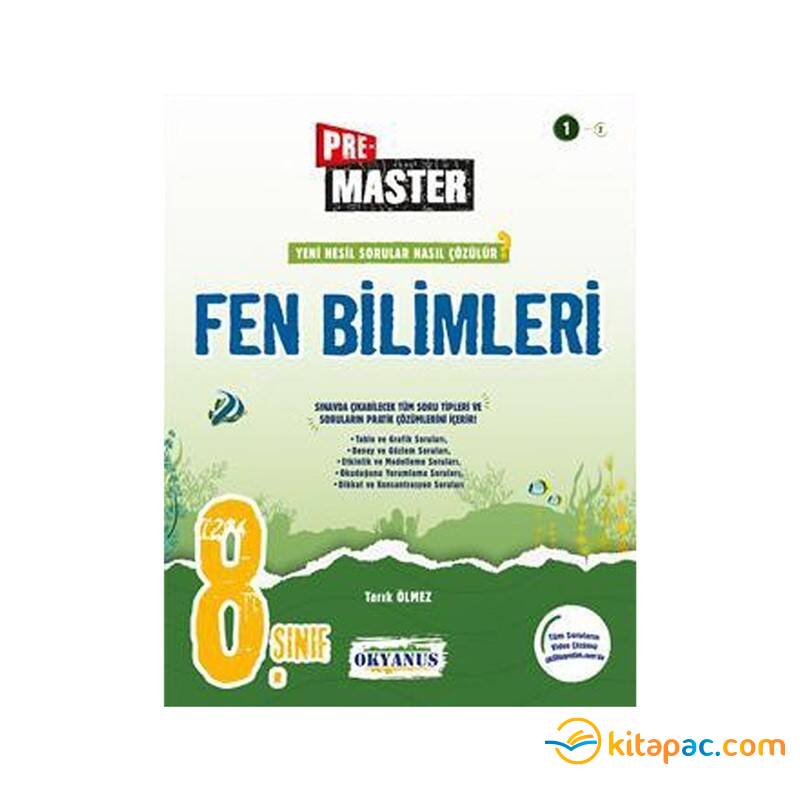 OKYANUS 8.Sınıf PRE MASTER FEN BİLİMLERİ Soru Bankası - 1