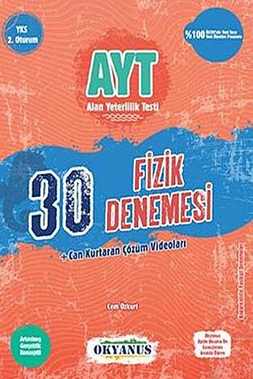 OKYANUS AYT FİZİK 30 DENEME - OKYANUS YAYINLARI