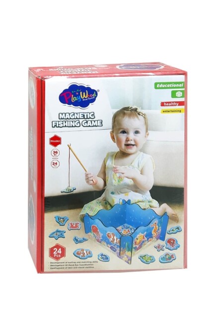 ONYIL PLAYWOOD AHŞAP MANYETİK TUTMALI BALIK OYUNU - ONYIL OYUNCAK