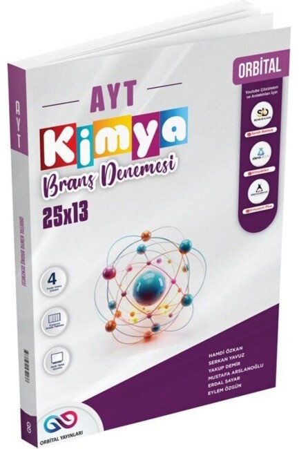 ORBİTAL AYT KİMYA 25x13 DENEME - ORBİTAL YAYINLARI