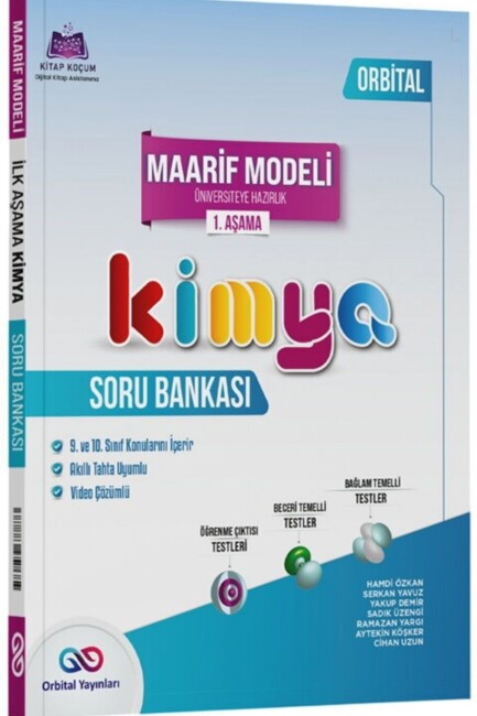 ORBİTAL KİMYA MAARİF MODEL 1.AŞAMA SORU BANKASI - ORBİTAL YAYINLARI