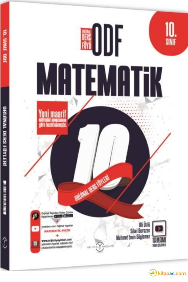 ORİJİNAL 10.Sınıf MATEMATİK SETİ ODF ORİJİNAL DERS FÖYLERİ - 1