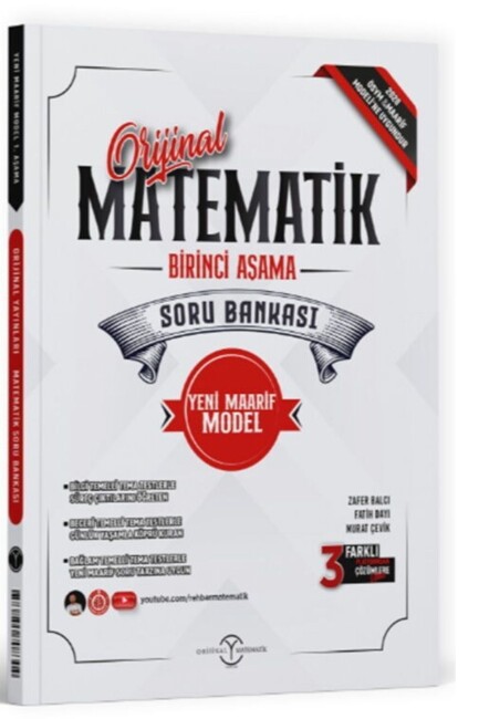 ORİJİNAL MATEMATİK MAARİF 1. AŞAMA SORU BANKASI - ORİJİNAL YAYINLARI