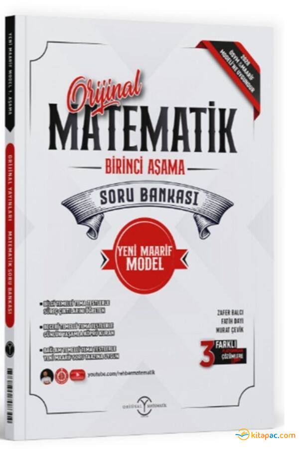 ORİJİNAL MATEMATİK MAARİF 1. AŞAMA SORU BANKASI - 1