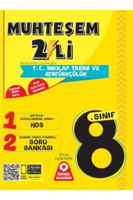 ÖRNEK AKADEMİ MUHTEŞEM İKİLİ 8.Sınıf İNKİLAP TARİHİ - ÖRNEK AKADEMİ YAYINLARI