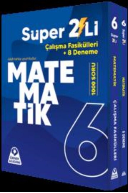 ÖRNEK AKADEMİ SÜPER İKİLİ 6.Sınıf MATEMATİK SETİ - ÖRNEK AKADEMİ YAYINLARI
