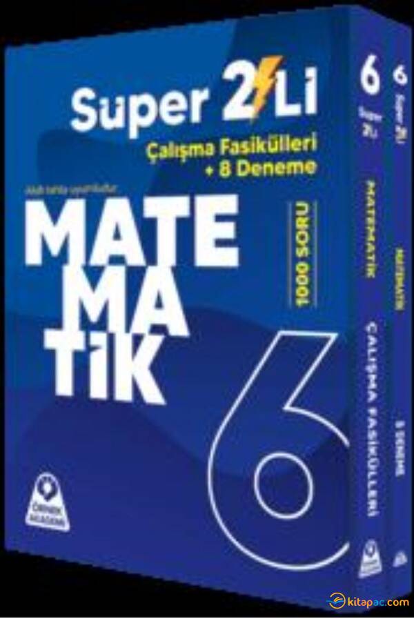 ÖRNEK AKADEMİ SÜPER İKİLİ 6.Sınıf MATEMATİK SETİ - 1