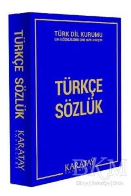 ORTAOKUL TÜRKÇE SÖZLÜK Plastik Mavi Kapaklı - KARATAY YAYINLARI