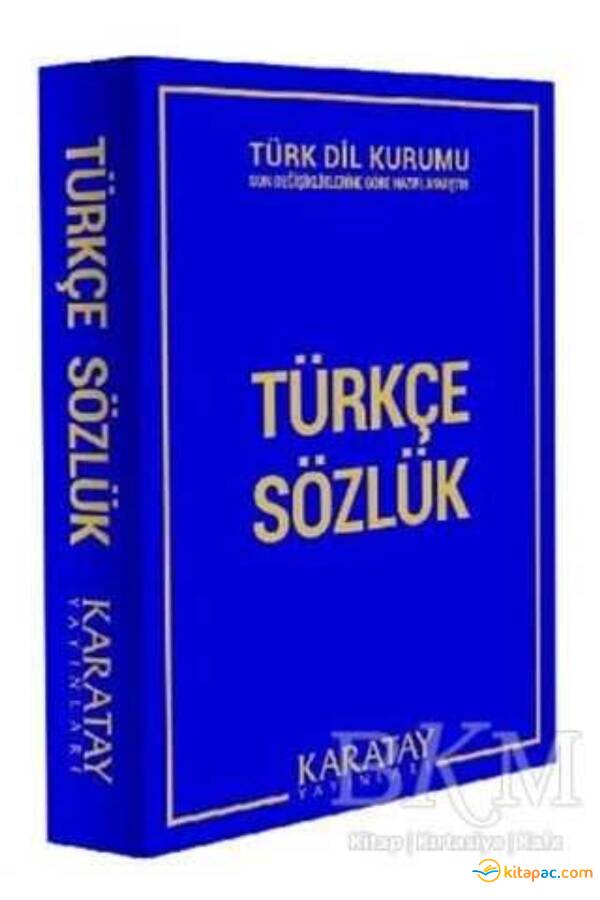 ORTAOKUL TÜRKÇE SÖZLÜK Plastik Mavi Kapaklı - 1
