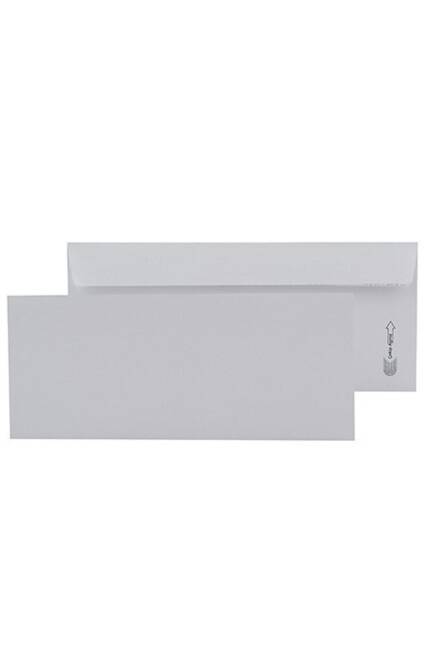 OYAL DİPLOMAT ZARF 10,5x24 BEYAZ 110gr:- SİLİKONLU - OYAL