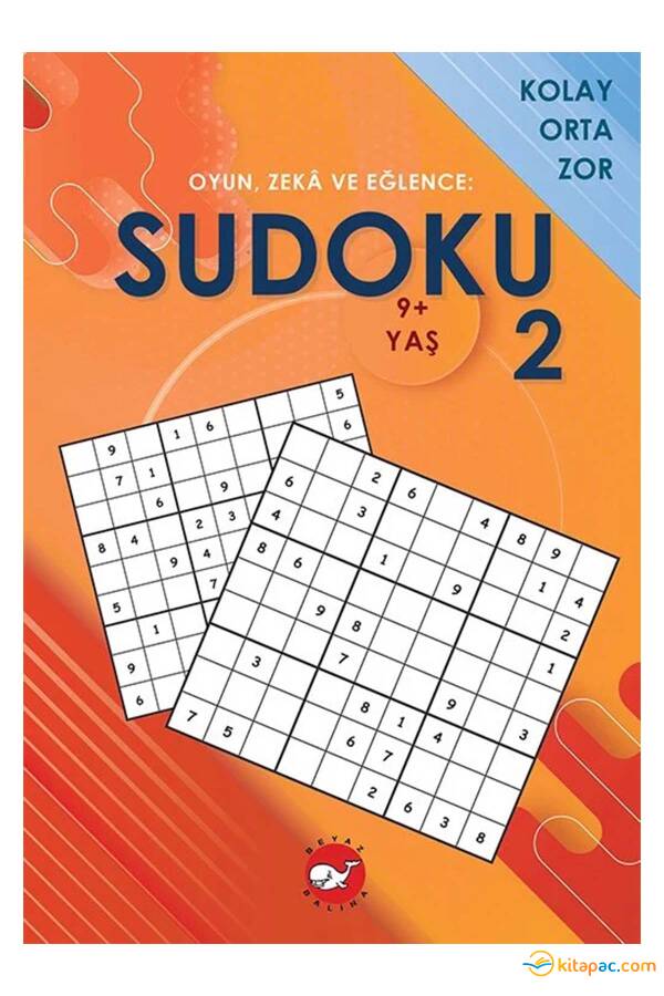 OYUN, ZEKA VE EĞLENCE: SUDOKU 2 Kolay, Orta, Zor (9+ Yaş) - 1