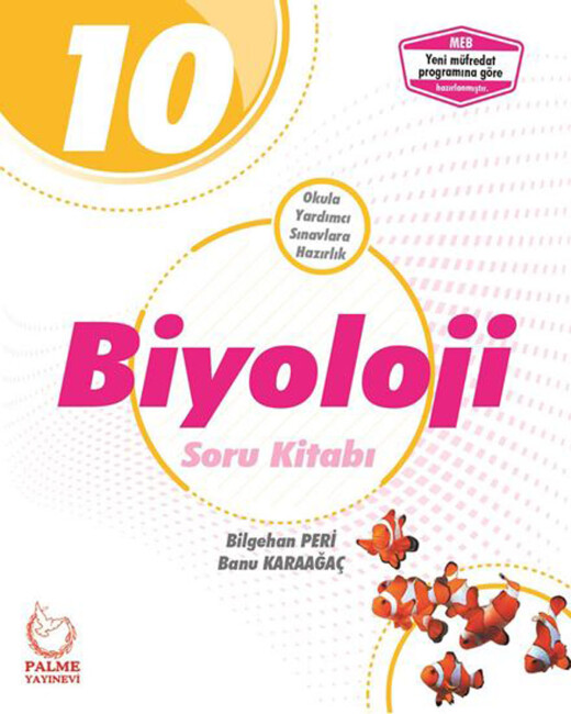 PALME 10.Sınıf BİYOLOJİ Soru Kitabı - PALME YAYINLARI
