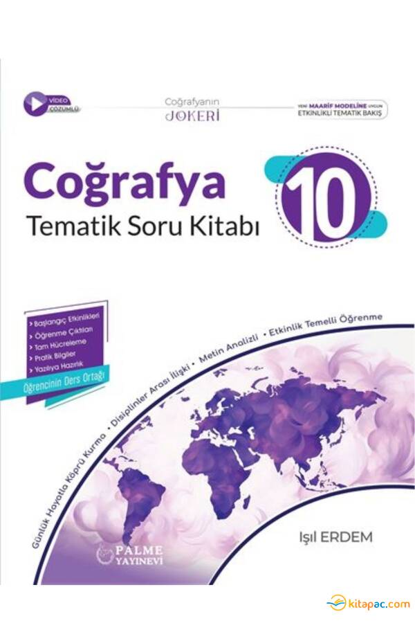 PALME 10.Sınıf JOKER COĞRAFYA TEMATİK SORU KİTABI - 1