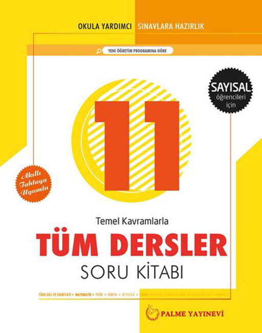 PALME 11.Sınıf TÜM DERSLER Soru (SAYISAL) - PALME YAYINLARI