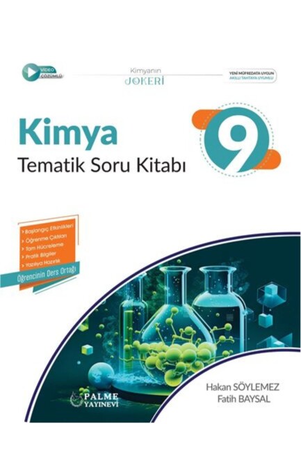 PALME 9.Sınıf JOKER KİMYA TEMATİK Soru Kitabı - PALME YAYINLARI