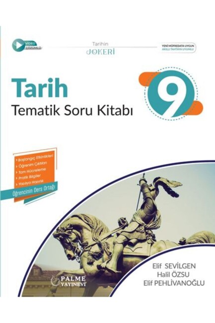 PALME 9.Sınıf JOKER TARİH TEMATİK Soru Kitabı - PALME YAYINLARI