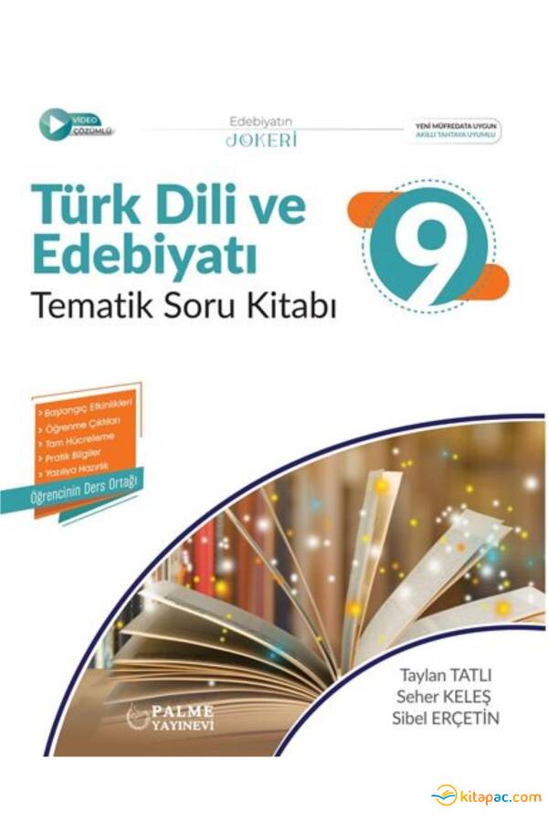 PALME 9.Sınıf JOKER TÜRK DİLİ VE EDEBİYATI TEMATİK Soru Kitabı - 1