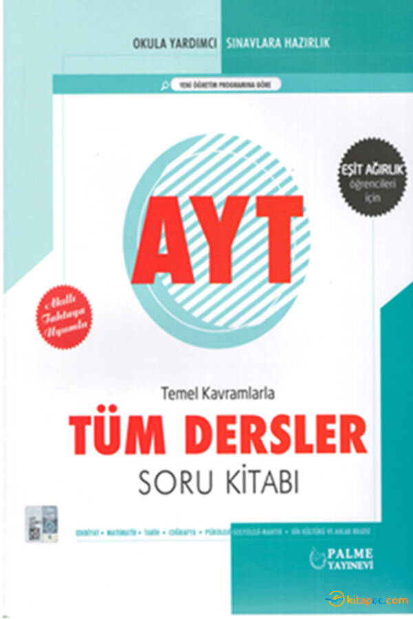 PALME AYT TÜM DERLER Eşit Ağırlık Soru Bankası - 1