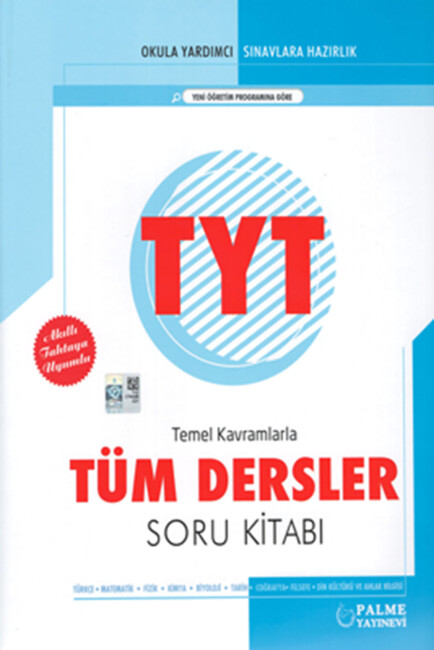 PALME TYT TÜM DERSLER Soru Bankası - PALME YAYINLARI
