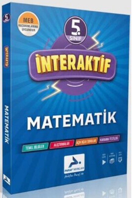 PARAF 5.Sınıf İNTERAKTİF MATEMATİK Soru Kütüphanesi - PARAF YAYINLARI