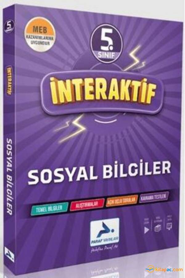 PARAF 5.Sınıf İNTERAKTİF SOSYAL BİLGİLER Soru Kütüphanesi - 1