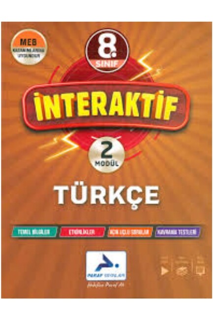 PARAF 8.Sınıf İNTERAKTİF TÜRKÇE Soru Bankası - PARAF YAYINLARI