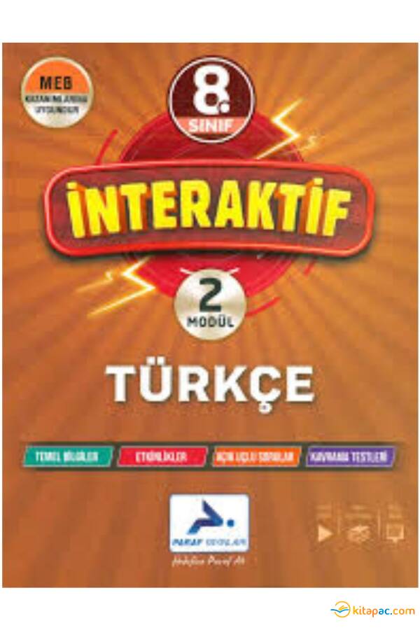 PARAF 8.Sınıf İNTERAKTİF TÜRKÇE Soru Bankası - 1