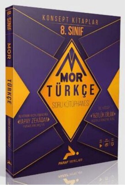 PARAF 8.Sınıf MOR TÜRKÇE Soru Kütüphanesi - MOR