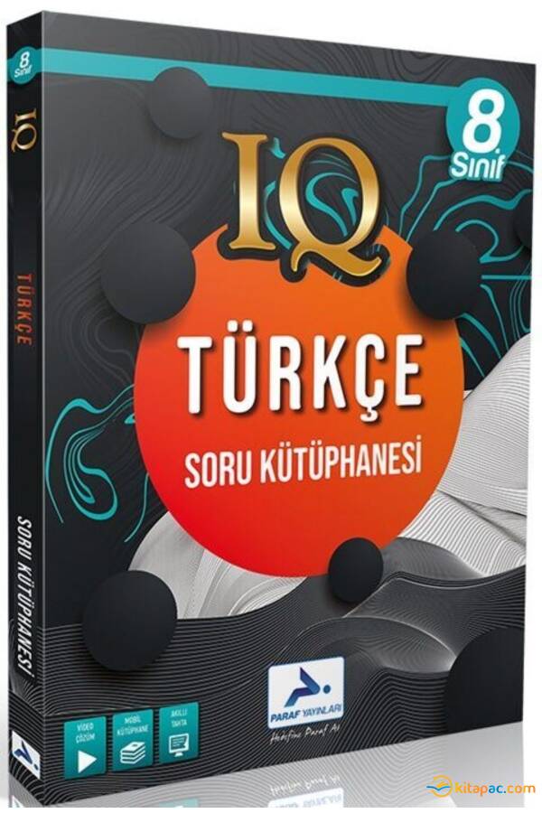 PARAF 8.Sınıf TÜRKÇE IQ Soru Kütüphanesi - 1