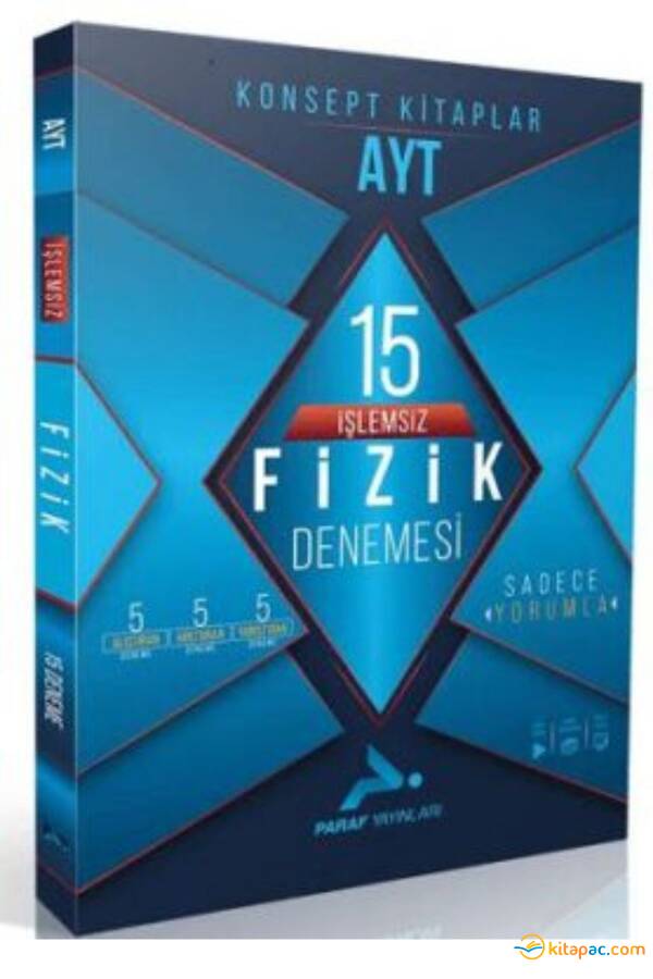 PARAF AYT İŞLEMSİZ FİZİK 15 DENEME - 1