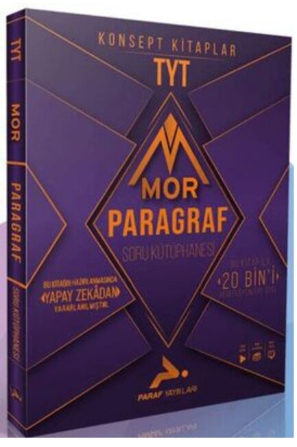 PARAF TYT MOR PARAGRAF Soru Kütüphanesi - PARAF YAYINLARI