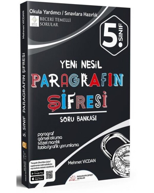 PARAGRAFIN ŞİFRESİ 5.Sınıf PARAGRAFIN ŞİFRESİ Soru Bankası - PARAGRAFIN ŞİFRESİ YAYINLARI