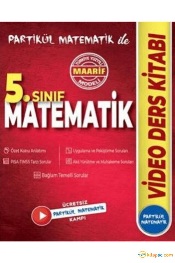 PARTİKÜL 5.SINIF MATEMATİK MAARİF MODELİ VİDEO DERS KİTABI - 1