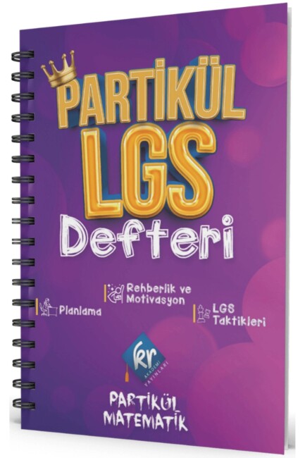 PARTİKÜL 8.Sınıf LGS PLANLAMA DEFTERİ - KR AKADEMİ YAYINLARI