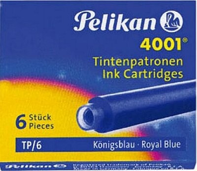 PELİKAN 4001 DOLMA KALEM 6 LI KARTUŞU - MAVİ - PELİKAN