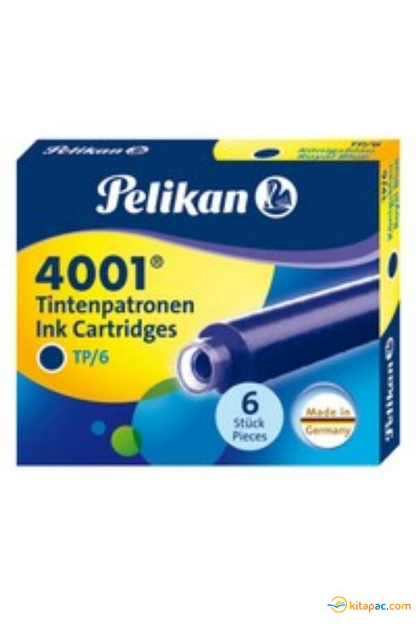 PELİKAN 4001 DOLMA KALEM 6 LI KARTUŞU - PEMBE - 1