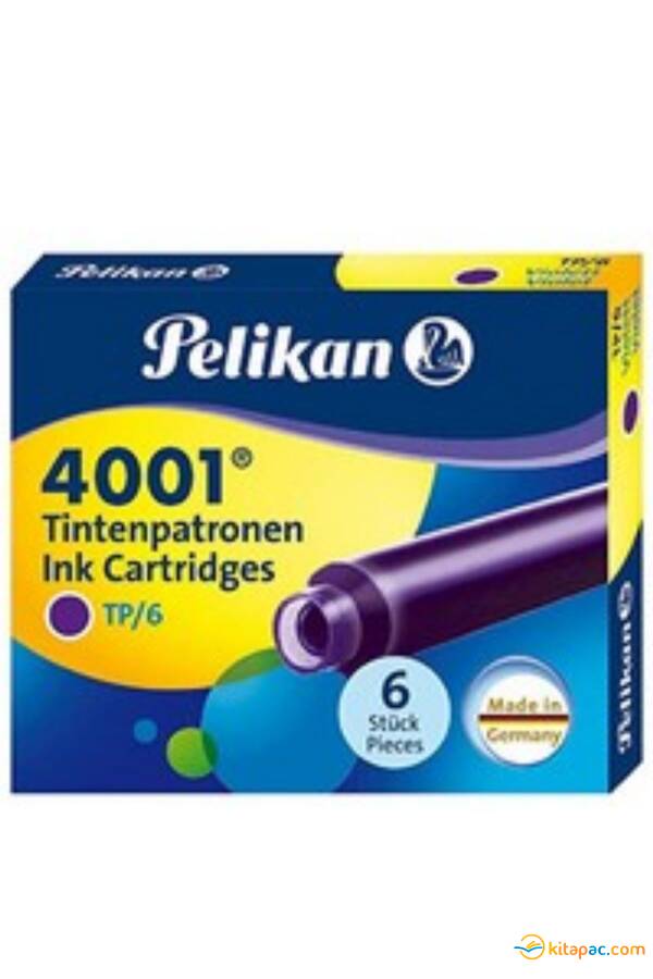 PELİKAN 4001 DOLMA KALEM 6 LI KARTUŞU - VİOLET MOR - 1