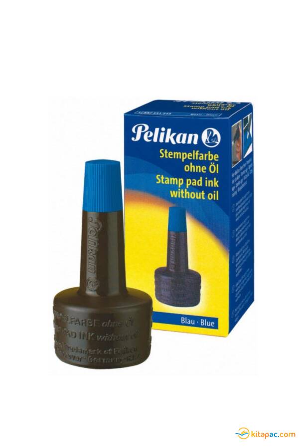 PELİKAN ISTAMPA MÜREKKEBİ 28cc.- MAVİ - 1