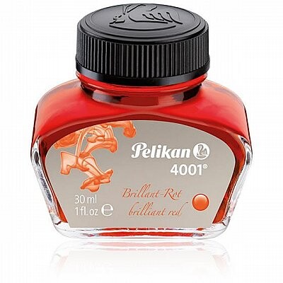 PELİKAN 4001 YAZI MÜREKKEBİ 30 ml KIRMIZI - PELİKAN