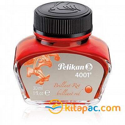 PELİKAN 4001 YAZI MÜREKKEBİ 30 ml KIRMIZI - 1