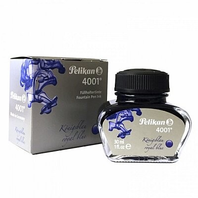 PELİKAN 4001 YAZI MÜREKKEBİ 30 ml MAVİ - PELİKAN