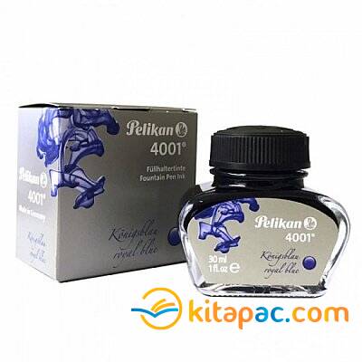 PELİKAN 4001 YAZI MÜREKKEBİ 30 ml MAVİ - 1