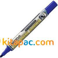 PENTEL MARKÖR PERMANENT MAVİ LİKİT YUVARLAK UÇ - 1