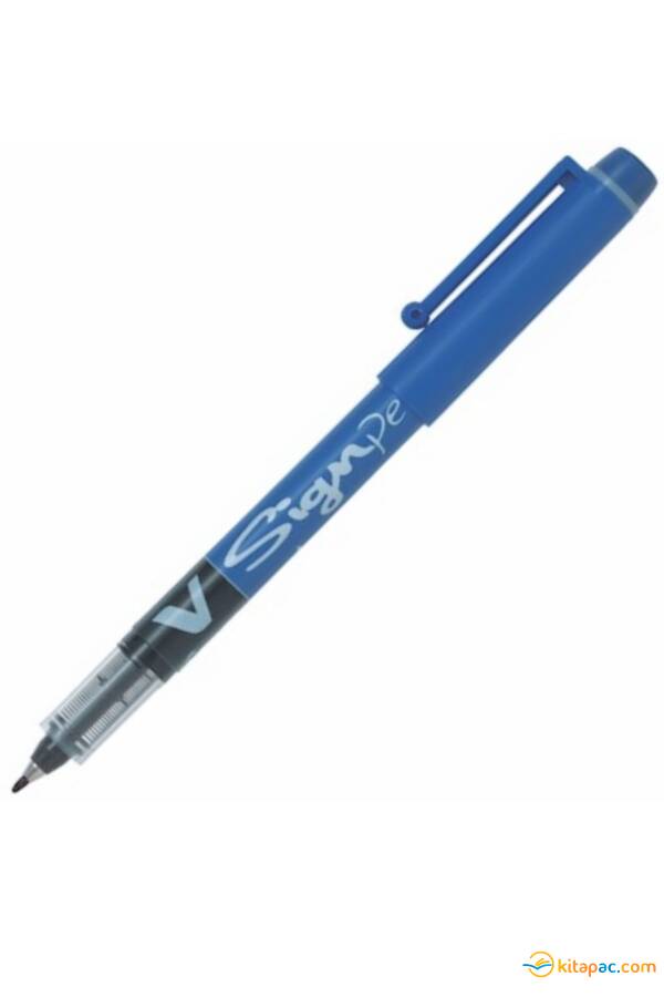 PİLOT İMZA KALEMİ V-SIGNPEN KALEM SW-VSP-L - MAVİ - 1