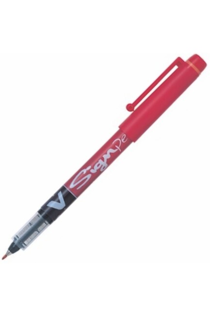 PİLOT İMZA KALEMİ V-SIGNPEN KALEM SW-VSP-R - KIRMIZI - PILOT